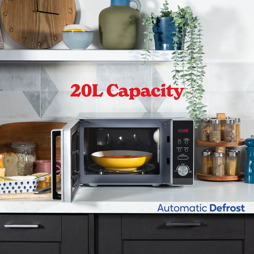 Russell Hobbs RHM2076S 20 Litre Microwave - Silver - Annotation - 20 l capacity shot