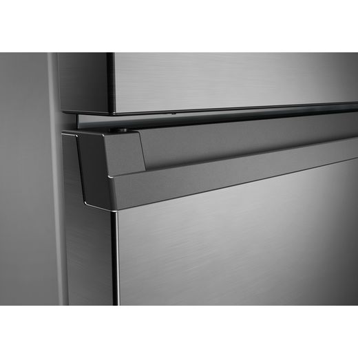Haier Combi Series 3 HDPR3618CNPK 185cm 60/40 Fridge Freezer - Inox - Handle closeup
