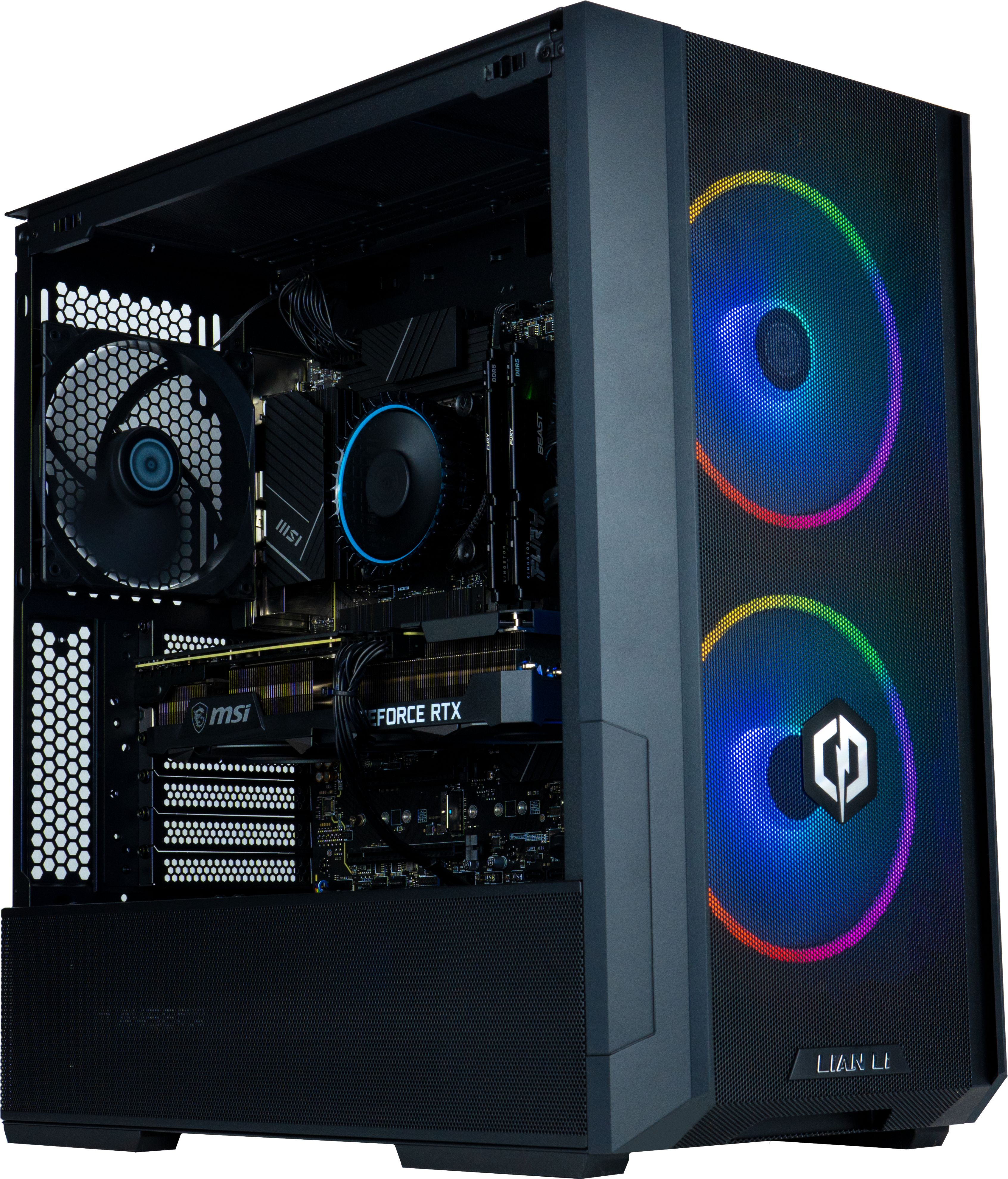 CyberPowerPC - PC - Intel Core i5-12400F - 16GB RAM - 1TB SSD - NVIDIA GeForce RTX 4060 Ti - Black