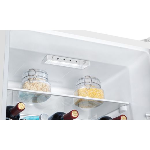 Hisense Frost Free Fridge Freezer - White - Upper shelf lock shot