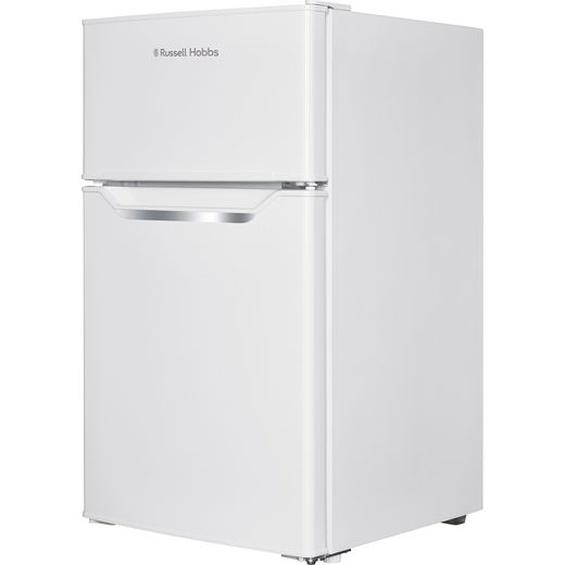 Russell Hobbs Under-Counter Fridge Freezer in White - Right perspective shot