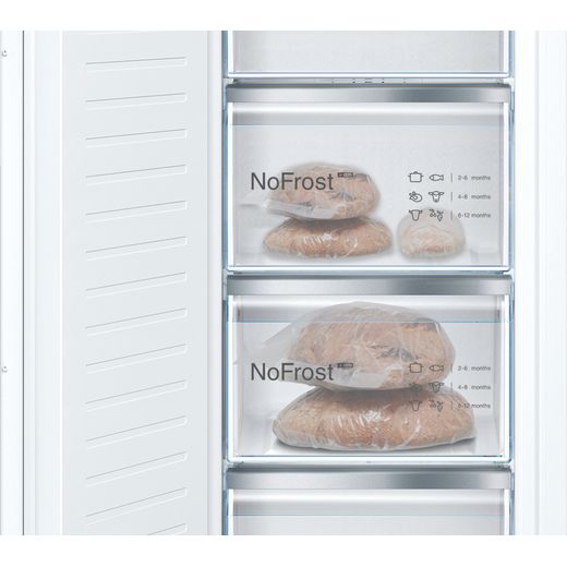 Bosch Integrated Upright Freezer - Close up drawer shot