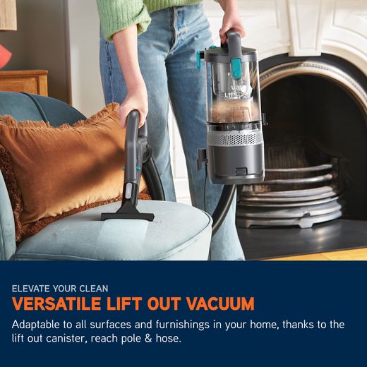 Vax LiftOut Reach Pet-Design CDUP-LORP Upright Vacuum Cleaner - Annotation - Lift out vacuum shot