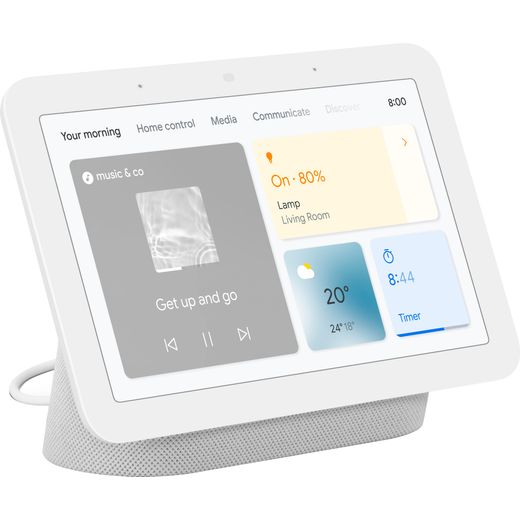 Google with Google Assistant - 7" Screen - White