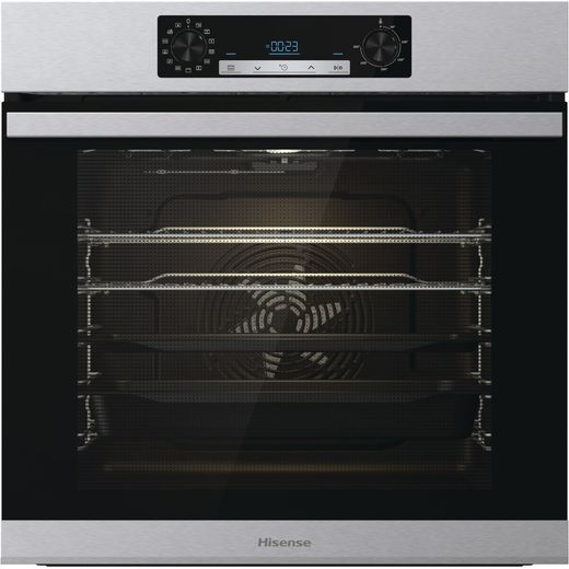 Hisense BSA65222AXUK Built In Electric Single Oven with added Steam Function - Stainless Steel - A Rated