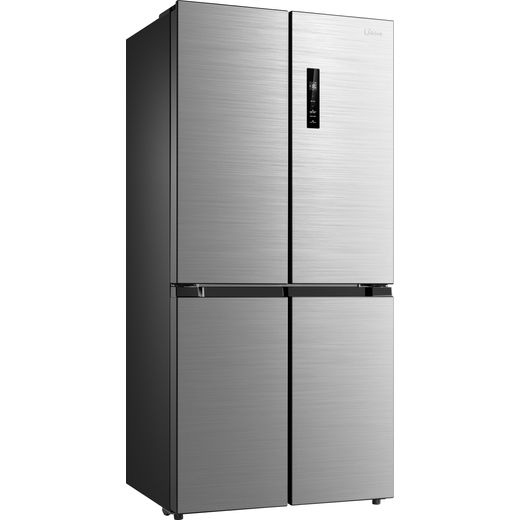 Midea American Fridge Freezer - Inox - Right perspective