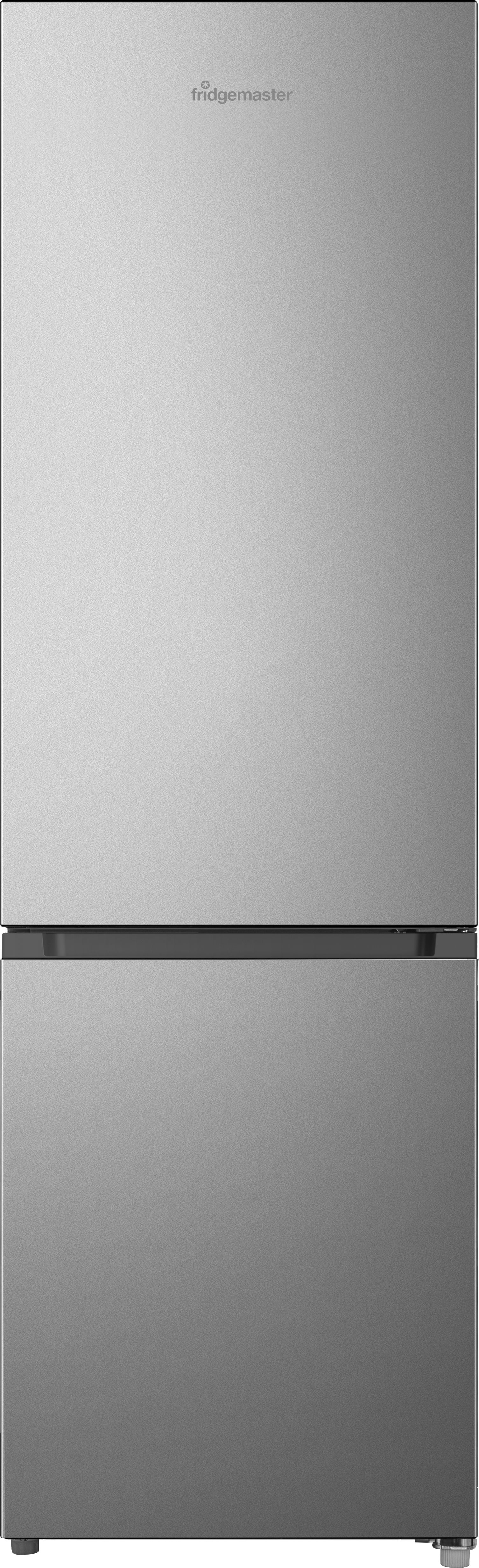 Fridgemaster MC55265ES 70/30 Fridge Freezer - Silver - E Rated, Silver