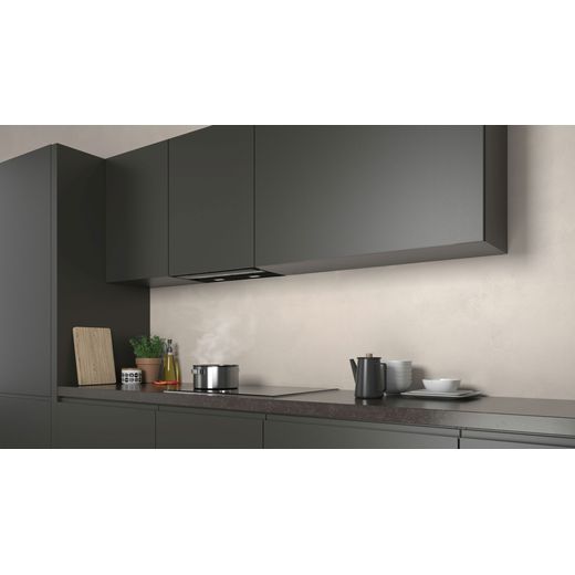 NEFF N70 60cm Integrated Integrated Cooker Hood - Black - Cooker hood in kitchen shot