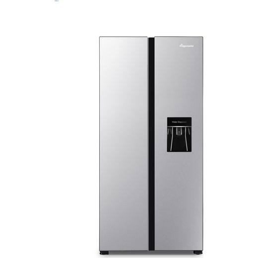Fridgemaster MS83430DFF American Fridge Freezer - Silver - F Rated