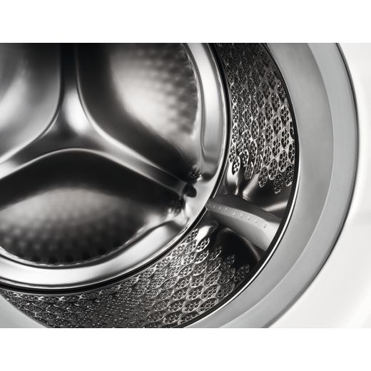 AEG 8000 ÖKOMIX LF8E8436BI Integrated Washing Machine with 1400 rpm - White - Inside drum shot 