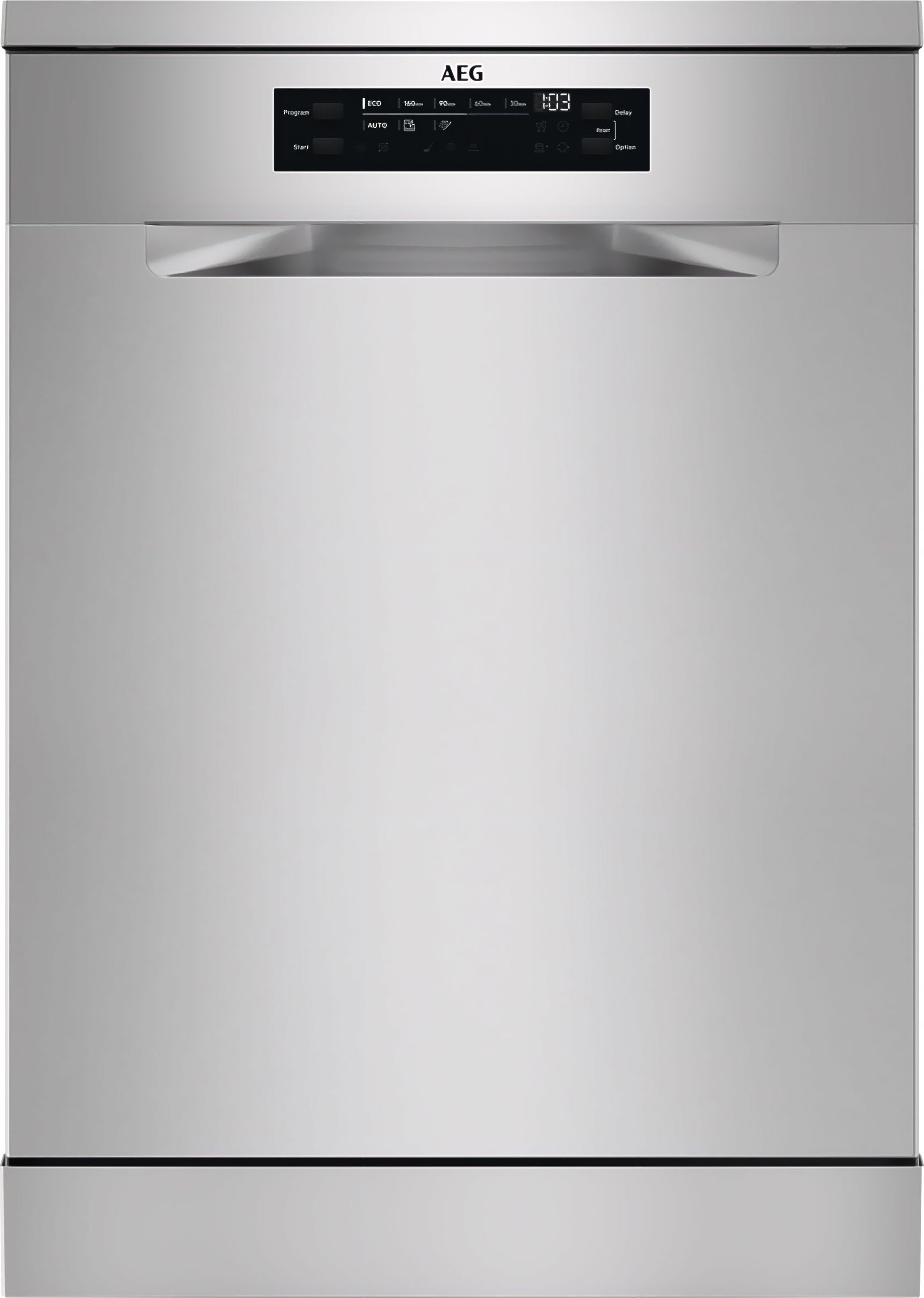 Image of AEG 6000 SatelliteClean® FFB74917ZM Full Size Dishwasher - Stainless Steel - C Rated, Stainless Steel