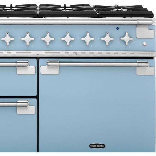 Rangemaster Elise ELS110DFFCA 110cm Dual Fuel Range Cooker - China Blue