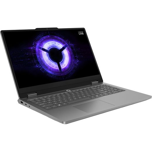 Lenovo LOQ Essential 15IRX11 15.6" Gaming Laptop - NVIDIA® GeForce® RTX™ 5050, Intel® Core™ i5, 512GB SSD - Grey - Right perspective
