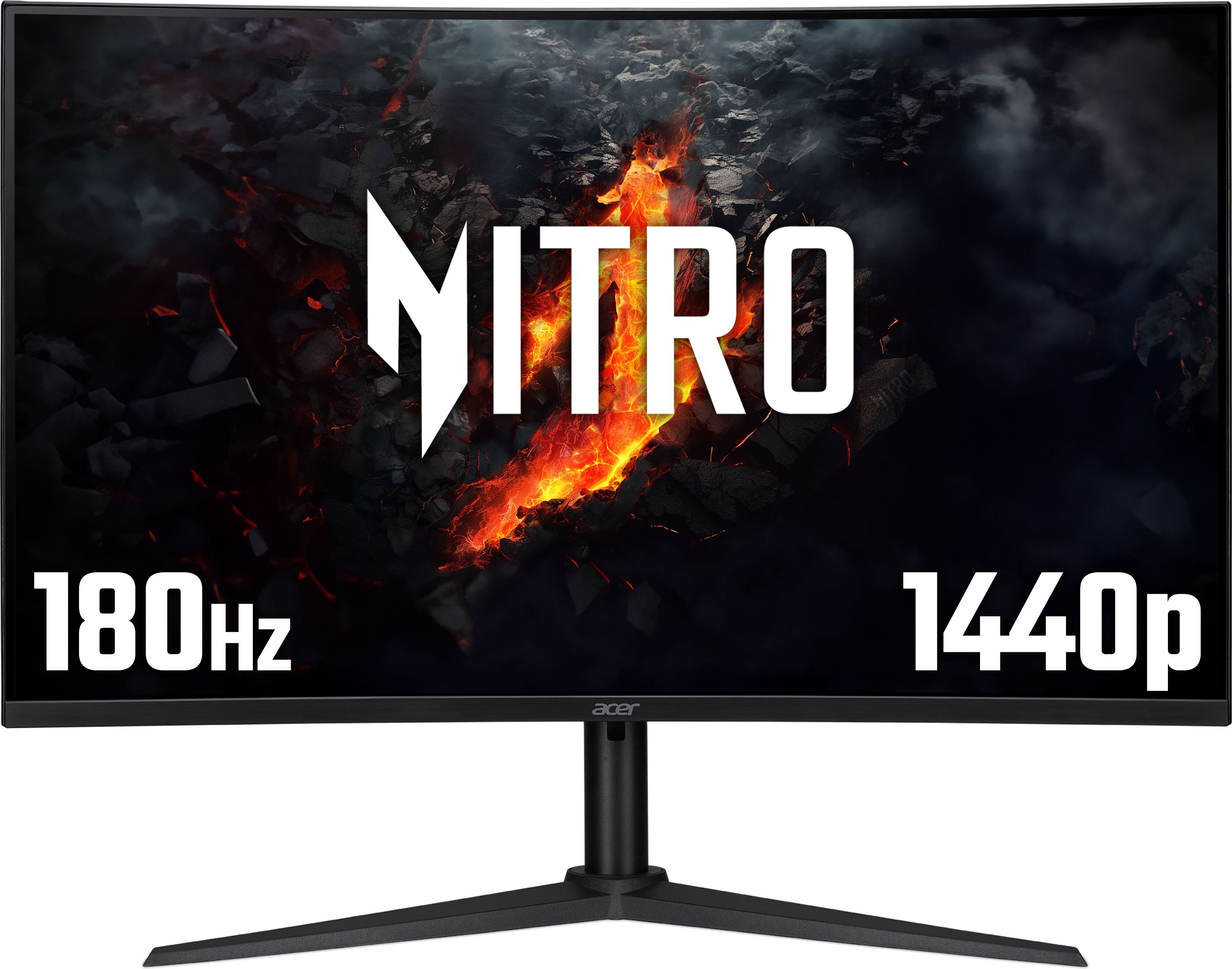 Acer Nitro XZ322QUV3 Gaming Monitor - 31.5" Quad HD - 180Hz - 1ms Response Time - FreeSync Premium - Black