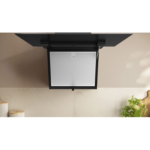 NEFF D65IFN1S0B Chimney Cooker Hood - Black - Cooker hood filter down to clean shot
