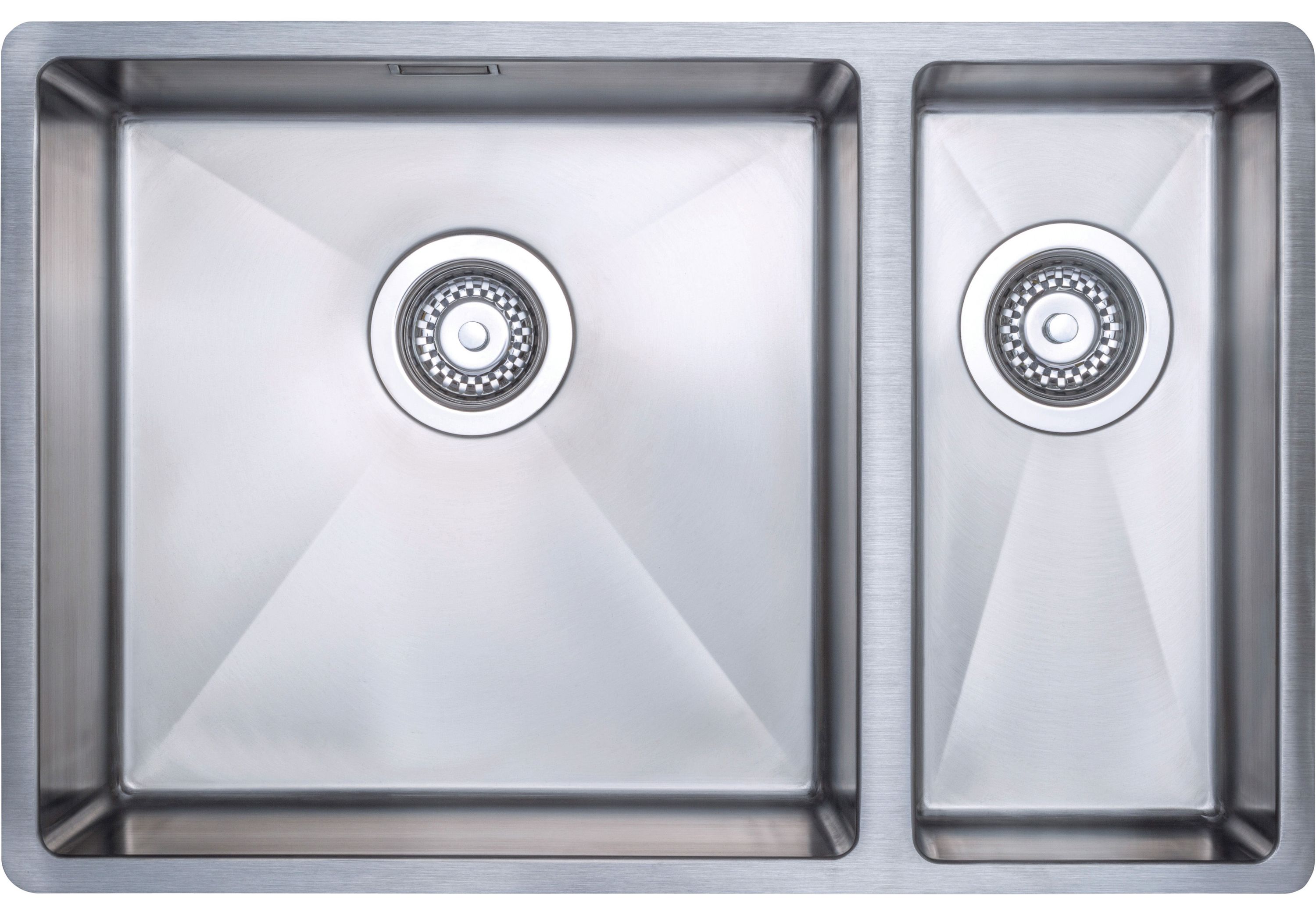 Harlyn - Carbis - 1.5 Bowl Kitchen Sink - Inset/Undermount - Stainless Steel