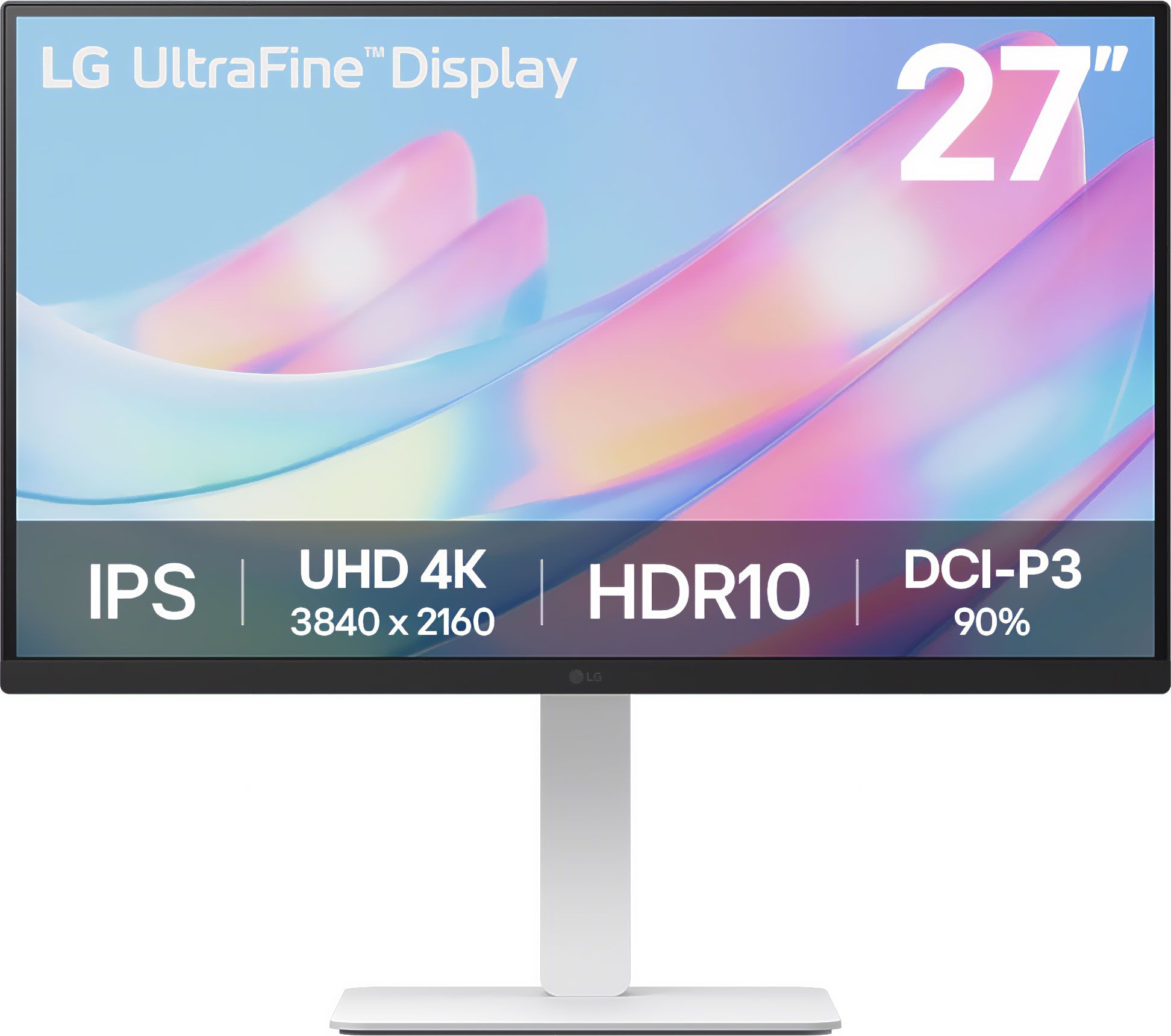 LG 27US550-W.AEK computer monitor 68.6 cm (27") 3840 x 2160 pixels 4K Ultra HD LCD White