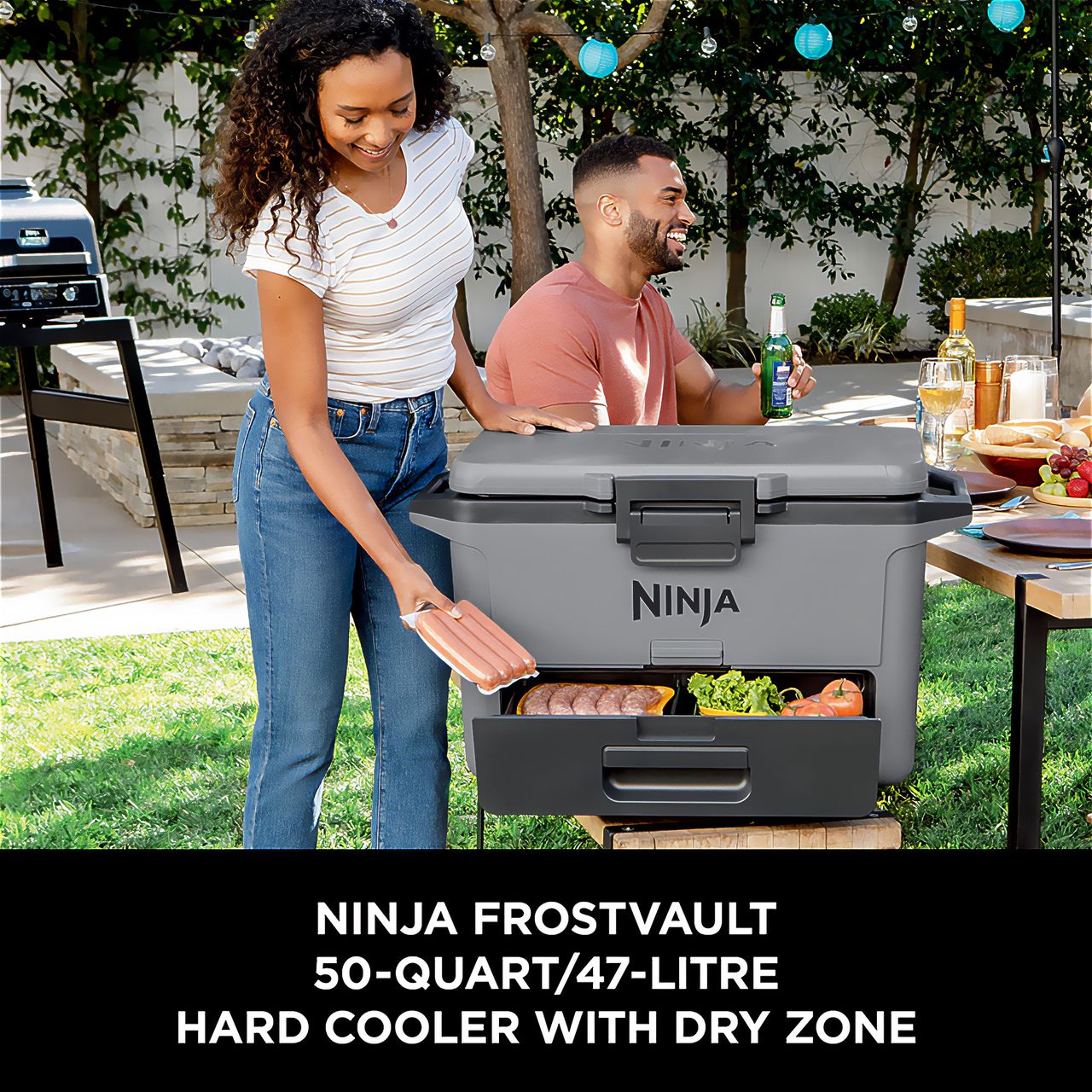 Ninja FrostVault Hard Cooler | FB151UKGY | ao.com