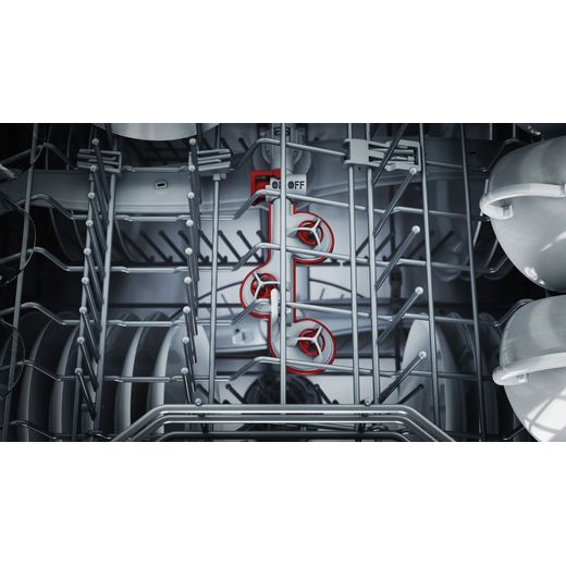 Siemens Integrated Standard Dishwasher - Stainless Steel - Inside spray turners shot