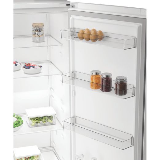 Indesit MLINS 1411 WEUK 171cm Fridge - Silver - close up door balcony shot