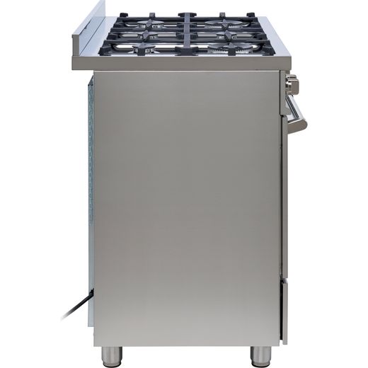 Bertazzoni Master Series 100cm Dual Fuel Range Cooker - Stainless Steel  - Side shot