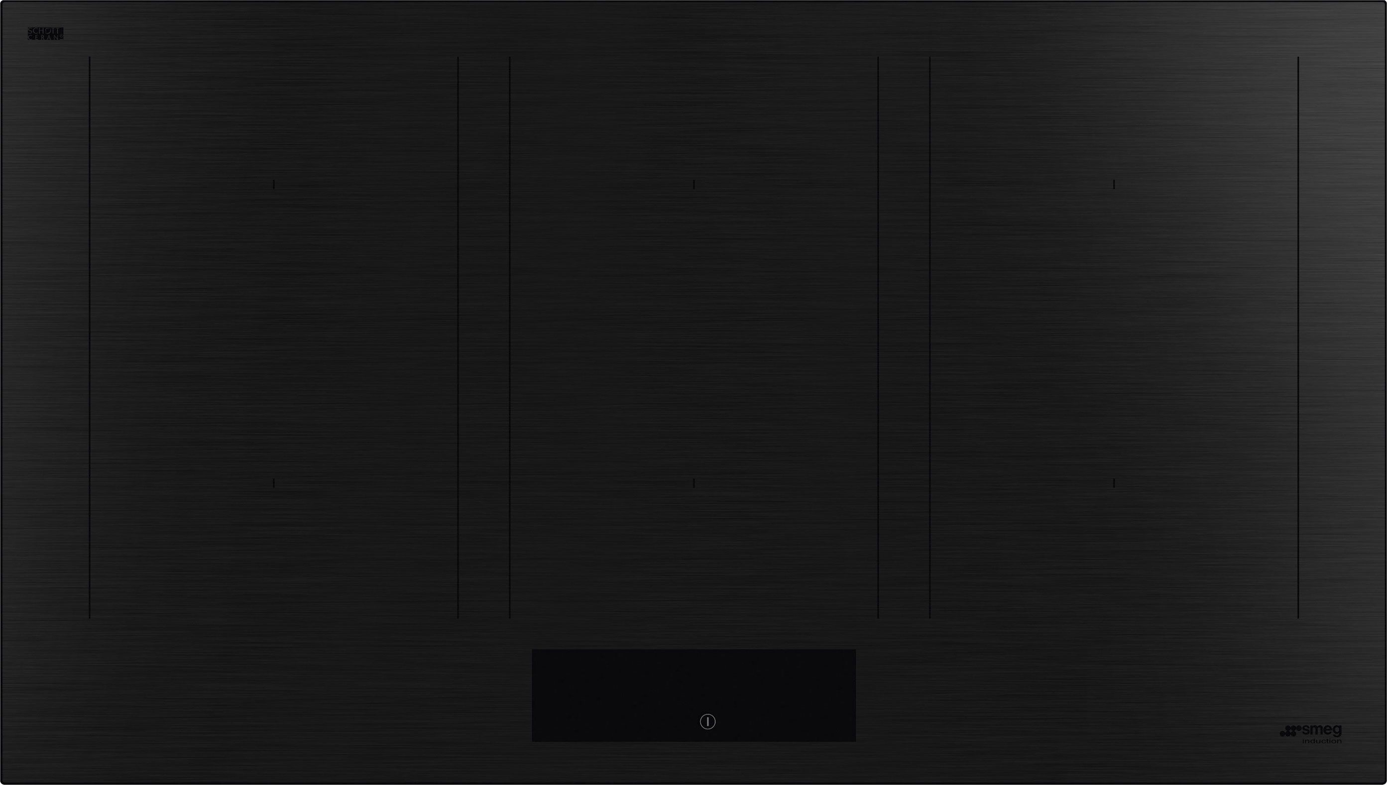 Image of Smeg Classic SIM3964MB 90cm Induction Hob - Matt Black, Black