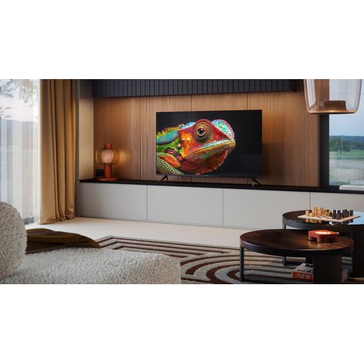 Sharp HJ4225K 50" 4K Ultra HD Smart Roku TV - Tv in living room shot
