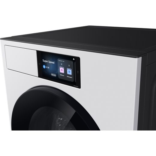 Samsung Series 9 AI Home WF90H11C4WT1 11kg WiFi Connected Auto Dosing Washing Machine with 1400 rpm - Neat White - Control panel