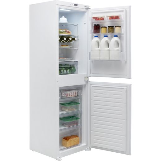 Hoover BHBF172UKT/N Integrated 50/50 Frost Free Fridge Freezer with Sliding Door Fixing Kit - White - F Rated