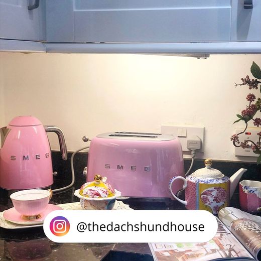Smeg 50's Retro TSF01PKUK 2 Slice Toaster - Pink