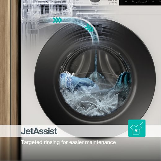 Gorenje G200 Series WG2P84A32/UK 8kg Washing Machine with 1400 rpm - White - Annotation - JetAssist