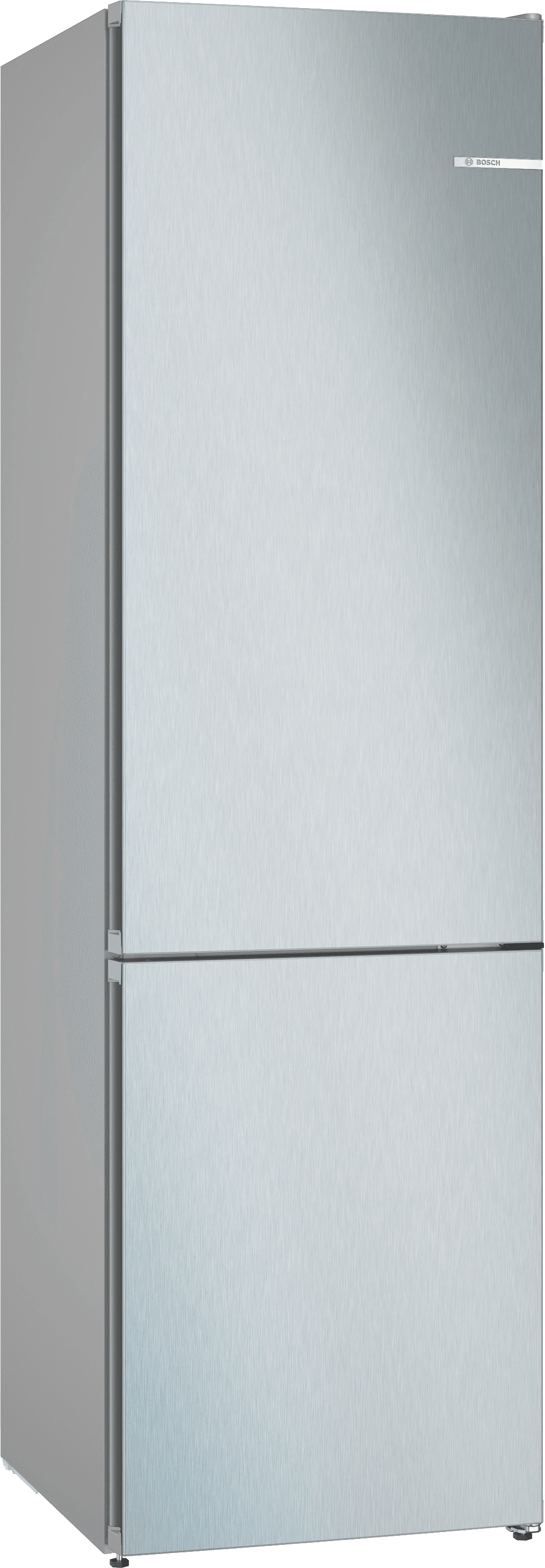 Bosch Series 4 KGN392LDFG 70/30 Frost Free Fridge Freezer - Silver - D Rated, Silver