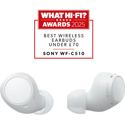 Sony WF-C510 True Wireless Earbuds - White
