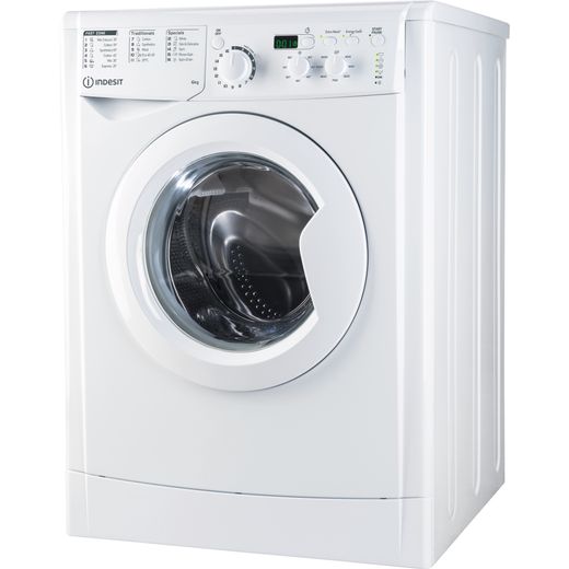 Indesit EWSD61251WUKN 6Kg Washing Machine with 1200 rpm - White - F Rated