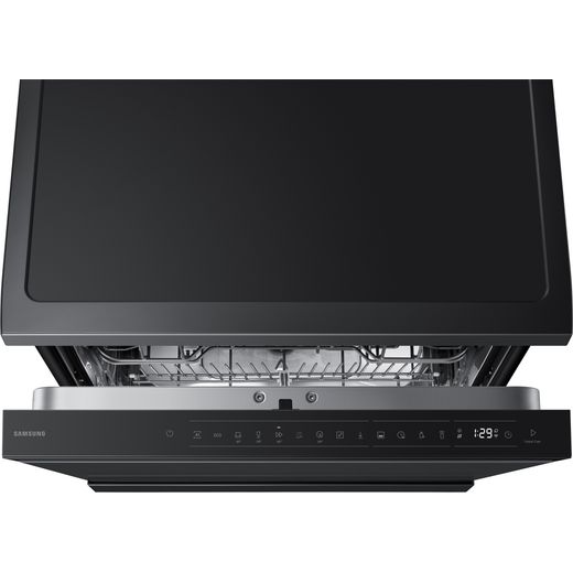 Samsung Series 8 WaterJet Clean™ Standard Dishwasher - Black - top view shot