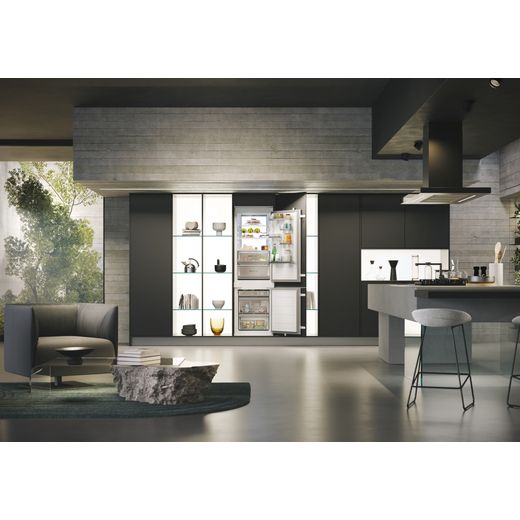 Haier Integrated Total No Frost Fridge Freezer - White - Fridge freezer in open plan kitchen