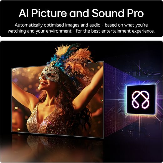 LG G56LS 4K Ultra HD Smart TV - Annotation - Ai pic and sound pro shot