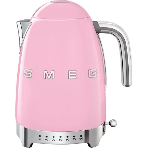 Smeg 50's Retro KLF04PKUK Kettle with Temperature Selector - Pink