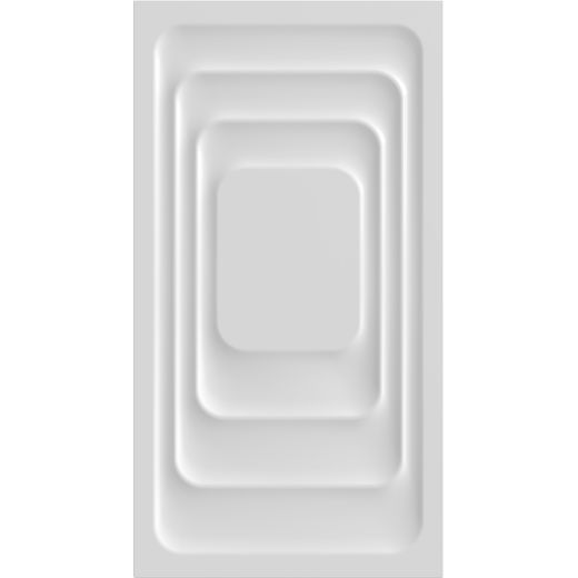 Beko BM5WT6943TW 9kg WiFi Connected Washing Machine with 1400 rpm - White - side shot