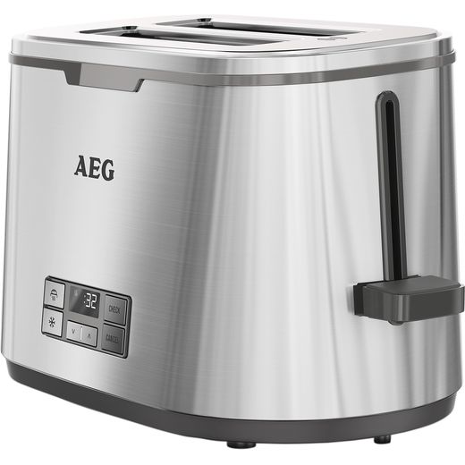 AEG 7 Series 2 Slot Digital AT7800-U 2 Slice Toaster - Stainless Steel