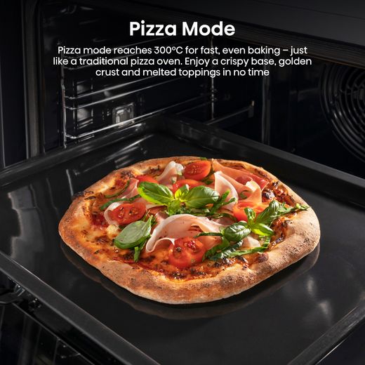 Hisense Hi4 BSA66221ADBGUK Built In Electric Single Oven - Black - Annotation - Pizza mode