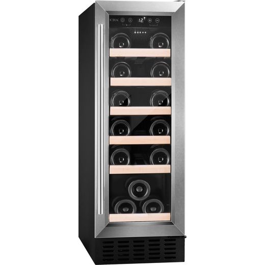 CDA Wine Cooler - Stainless Steel - Right perspective shot