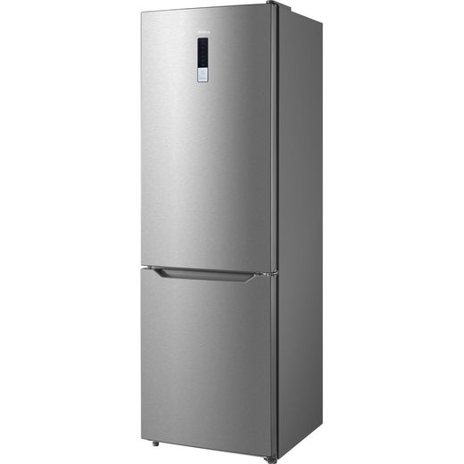 Midea 60/40 Frost Free Fridge Freezer - Silver - Left perspective