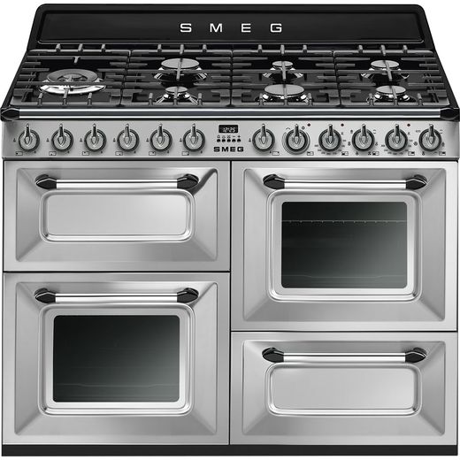 Smeg Victoria TR4110X-1 110cm Dual Fuel Range Cooker - Stainless Steel - A/A Rated