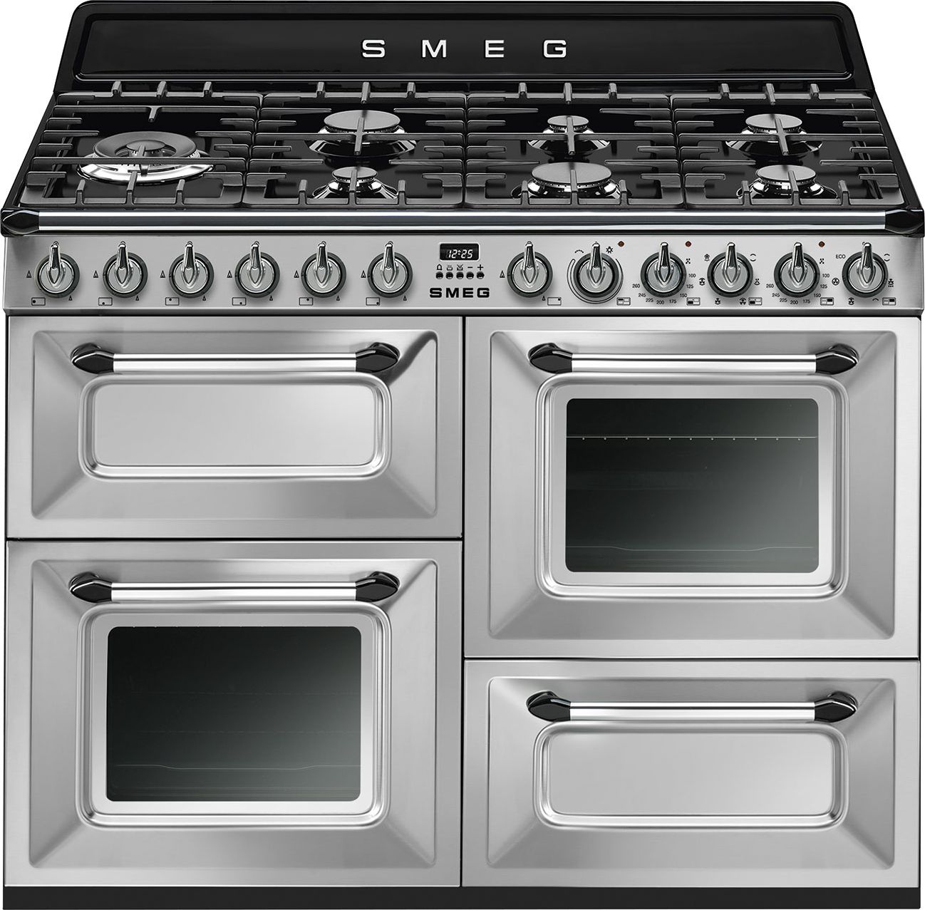 Smeg Victoria TR4110X-1 110cm Dual Fuel Range Cooker - Stainless Steel - A/A Rated, Stainless Steel