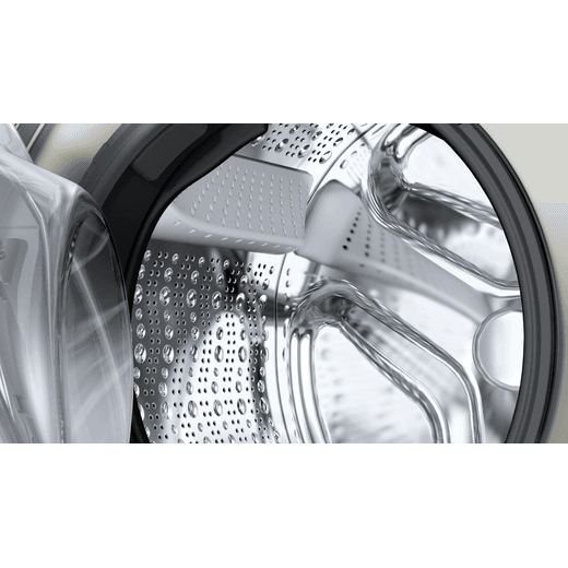 Siemens IQ-500 i-Dos™ WG46H2AXGB 9.0kg Washing Machine with 1600 rpm - Silver - Drum closeup