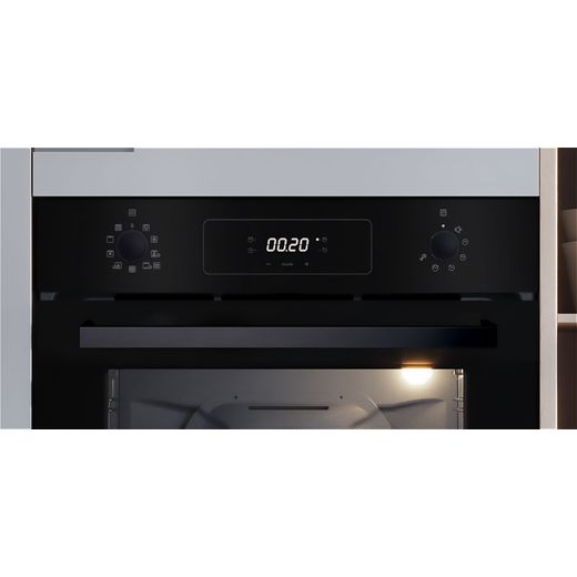 Candy Idea Built In Electric Single Oven - Black - Close up control panel shot