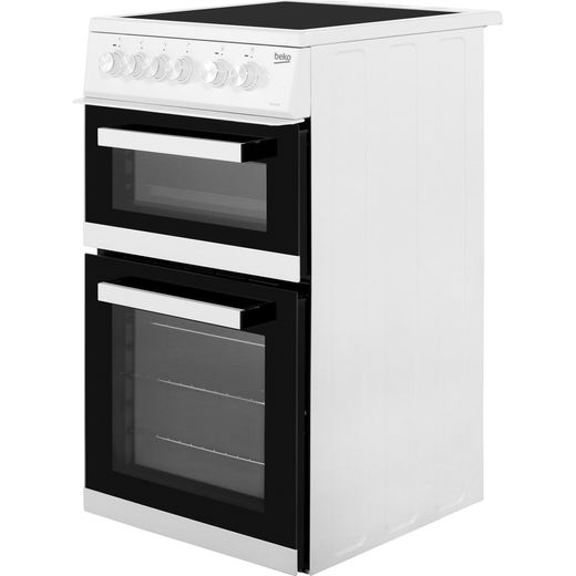 Beko KDVC563AW 50cm Electric Cooker with Ceramic Hob - White