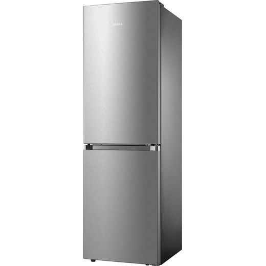 Midea 60/40 Frost Free Fridge Freezer - Silver - Left perspective