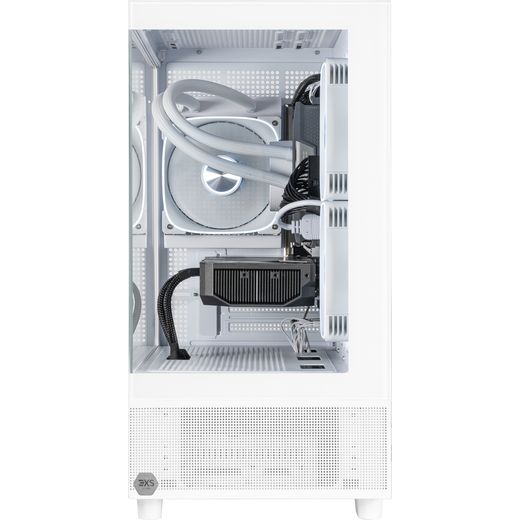 3XS Systems Gaming PC - NVIDIA® GeForce RTX™ 5070, AMD Ryzen™ 7, 1TB SSD - White - Front shot